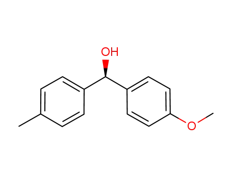 Molecular Structure of 808740-71-8 (Benzenemethanol, 4-methoxy-alpha-(4-methylphenyl)-, (alphaR)- (9CI))