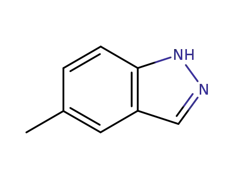 Molecular Structure of 1776-37-0 (5-METHYL-1H-INDAZOLE)