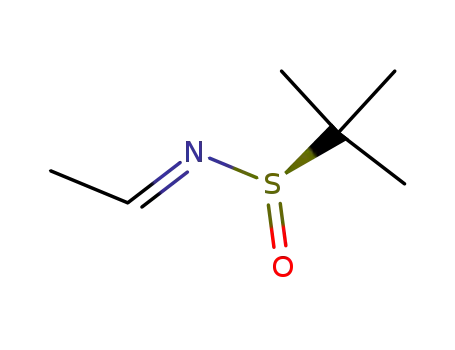Molecular Structure of 220315-18-4 ((R<SUB>S</SUB>,E)-N-ethylidene-2-methylpropane-2-sulfinamide)