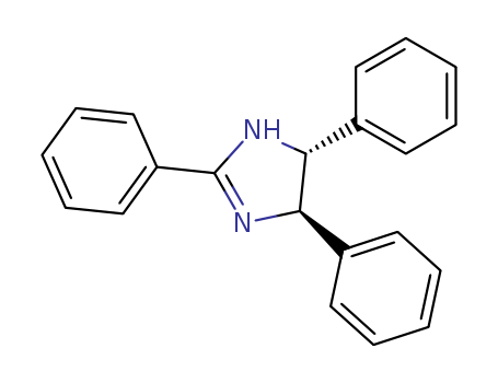1H-Imidazole, 4,5-dihydro-2,4,5-triphenyl-, (4R,5R)-(161970-92-9)