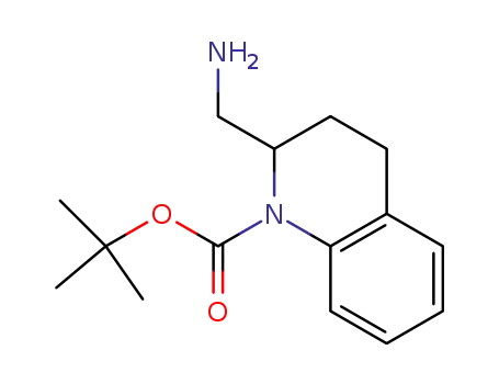 Molecular Structure of 811842-15-6 (1-N-BOC-2-(AMINOMETHYL)-3,4-DIHYDROQUINOLINE HYDROCHLORIDE)