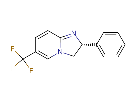Imidazo[1,2-a]pyridine, 2,3-dihydro-2-phenyl-6-(trifluoromethyl)-, (2R)-