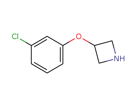 Molecular Structure of 868833-95-8 (3-(3-chlorophenoxy)azetidine)