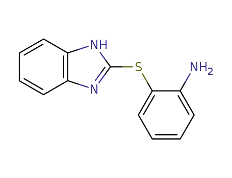 Molecular Structure of 69104-73-0 (2-(1H-BENZIMIDAZOL-2-YLTHIO)ANILINE HYDROCHLORIDE)