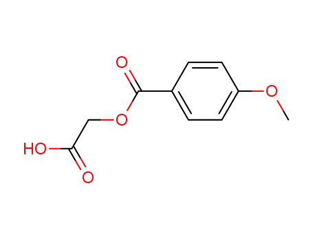 Molecular Structure of 10414-68-3 (((4-methoxybenzoyl)oxy)acetic acid)