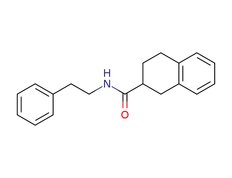 Molecular Structure of 163221-77-0 (N-(2-phenylethyl) 1,2,3,4-tetrahydro-2-naphthoic amide)