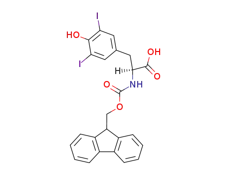 Molecular Structure of 103213-31-6 (FMOC-3,5-DIIODO-L-TYROSINE)