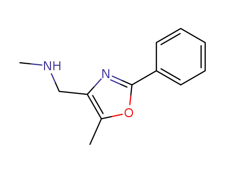 Molecular Structure of 132451-29-7 (N-METHYL-N-[(5-METHYL-2-PHENYL-1,3-OXAZOL-4-YL)METHYL]AMINE)