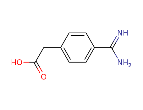 2-(4-carbamimidoylphenyl)acetic acid