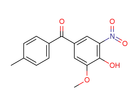 Molecular Structure of 134612-80-9 (3-METHOXY-4-HYDROXY-5-NITROBENZYL,4'-METHYLBENZYL KETONE)