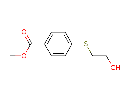 Molecular Structure of 13458-01-0 (2-hydroxyethyl 4-methoxycarbonylphenyl sulfide)