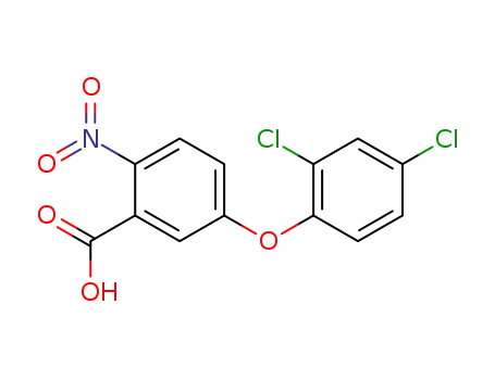Benzoic acid, 5-(2,4-dichlorophenoxy)-2-nitro-