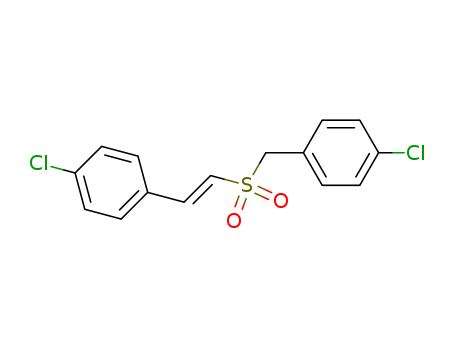 Benzene, 1-chloro-4-[[[(1E)-2-(4-chlorophenyl)ethenyl]sulfonyl]methyl]-