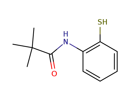 Molecular Structure of 183674-82-0 (Propanamide, N-(2-mercaptophenyl)-2,2-dimethyl-)