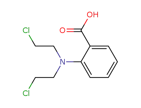 Molecular Structure of 3085-99-2 (2-[bis(2-chloroethyl)amino]benzoic acid)