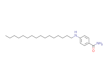 Molecular Structure of 69876-60-4 (Benzamide, 4-(hexadecylamino)-)