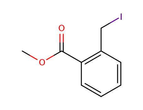 Molecular Structure of 133772-18-6 (2-Iodomethyl benzoic acid methyl ester)