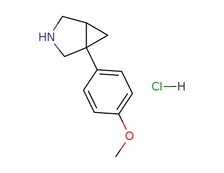 3-Azabicyclo[3.1.0]hexane, 1-(4-methoxyphenyl)-, hydrochloride