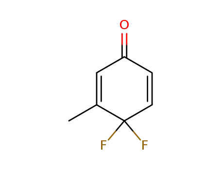 Molecular Structure of 105277-19-8 (4,4-difluoro-3-methylcyclohexadienone)