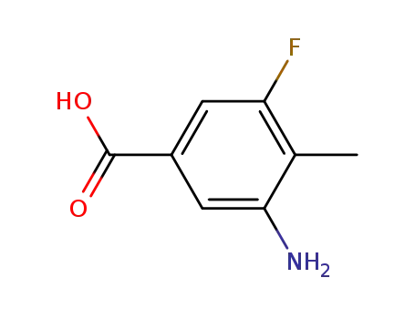 Molecular Structure of 103877-75-4 (3-AMINO-5-FLUORO-4-METHYLBENZOIC ACID)