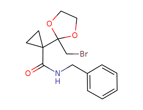 1-[2-(Bromomethyl)-1,3-dioxolan-2-yl]-N-(phenylmethyl)cyclopropanecarboxamide