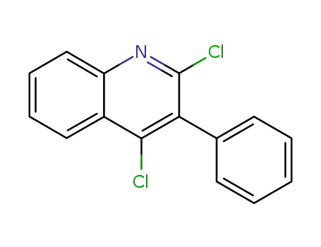 Molecular Structure of 108832-15-1 (2,4-DICHLORO-3-PHENYLQUINOLINE)