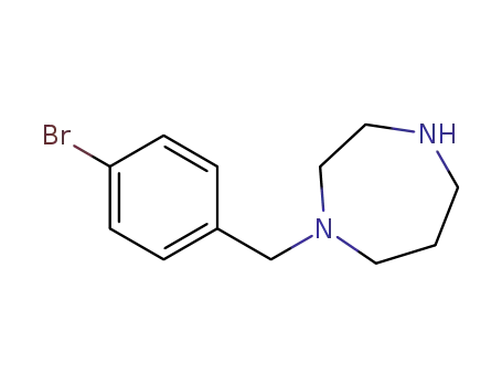 Molecular Structure of 690632-73-6 (1-(4-BROMOBENZYL)-1,4-DIAZEPANE)
