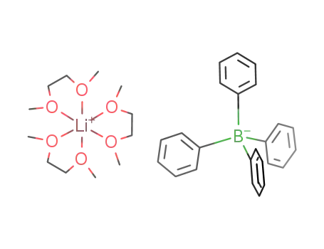 Molecular Structure of 75965-35-4 (LITHIUM TETRAPHENYLBORATE TRIS(1,2-DIMETHOXYETHANE))