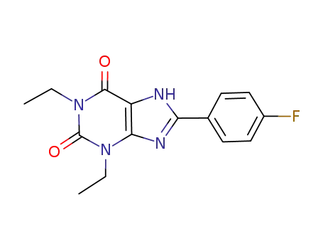 1,3-diethyl-8-(4-fluorophenyl)-1H-purine-2,6(3H,7H)-dione