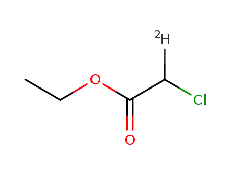 Molecular Structure of 125951-38-4 (ethyl 2-chloro-2-deuterioacetate)
