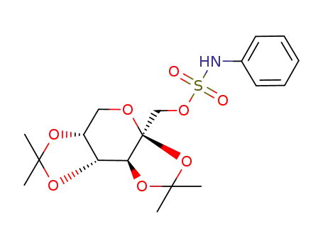 ((3aR,5aS,8aS,8bR)-2,2,7,7-tetramethyltetrahydro-3aH-bis([1,3]dioxolo)[4,5-b:4',5'-d]pyran-3a-yl)methyl phenylsulfamate