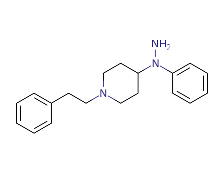 Molecular Structure of 1184873-19-5 (N-[1-(2-phenylethyl)-piperidin-4-yl]-N-phenyl-hydrazine)