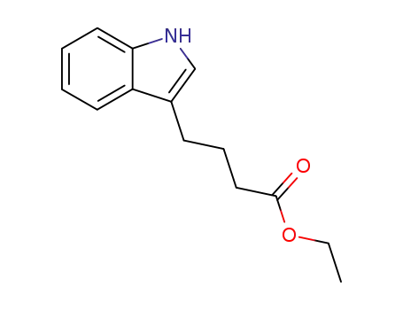 Molecular Structure of 49850-32-0 (ethyl 4-(1H-indol-3-yl)butanoate)
