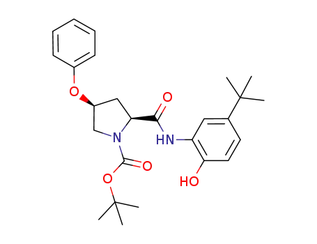 N-1-Boc-cis-4-phenoxy-L-(5-tert-butyl-2-hydroxyphenyl)pyrrolidine-2-carboxamide