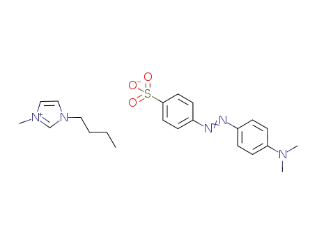 Molecular Structure of 1297245-59-0 (1-butyl-3-methylimidazolium methyl orange)