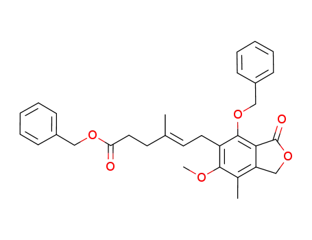 Molecular Structure of 1186295-41-9 (benzyl (4-O-benzyl)mycophenolate)