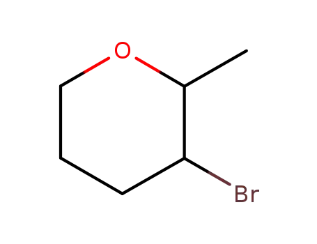Molecular Structure of 156051-16-0 (3-BROMOTETRAHYDRO-2-METHYL-2H-PYRAN, 99)
