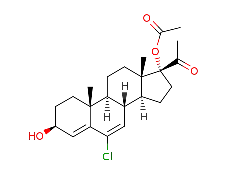 Molecular Structure of 3114-44-1 (chlormadinol acetate)