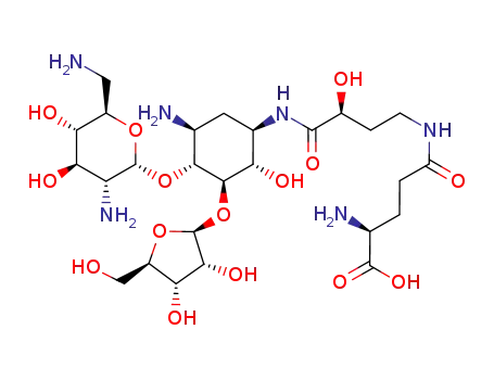 Molecular Structure of 1064665-42-4 (γ-L-Glu-butirosin B)