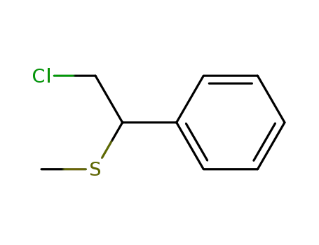 β-Chlor-α-phenyl-α-methylthio-ethan