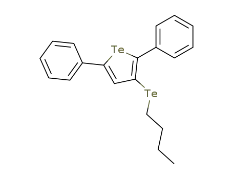 Molecular Structure of 184843-54-7 (Tellurophene, 3-(butyltelluro)-2,5-diphenyl-)