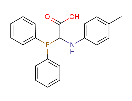 Molecular Structure of 1221419-06-2 (α-(diphenylphosphanyl)-N-(p-tolyl)glycine)