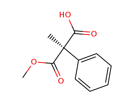 Propanedioic acid, methylphenyl-, monomethyl ester, (R)-