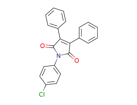 1H-Pyrrole-2,5-dione, 1-(4-chlorophenyl)-3,4-diphenyl-
