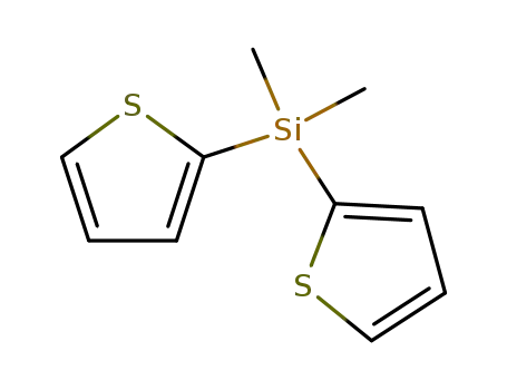 Molecular Structure of 17888-49-2 (Dimethyldi-2-thienylsilane)