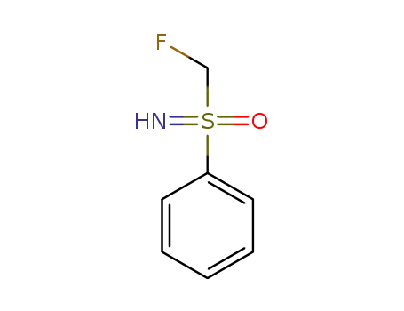 Molecular Structure of 1280126-02-4 ((fluoromethyl)(imino)(phenyl)-λ<sup>6</sup>-sulfanone)