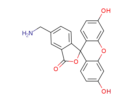 Molecular Structure of 138588-53-1 (5-(aminomethyl)fluorescein)