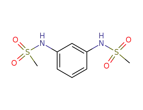 Molecular Structure of 6966-38-7 (N-(3-methanesulfonamidophenyl)methanesulfonamide)