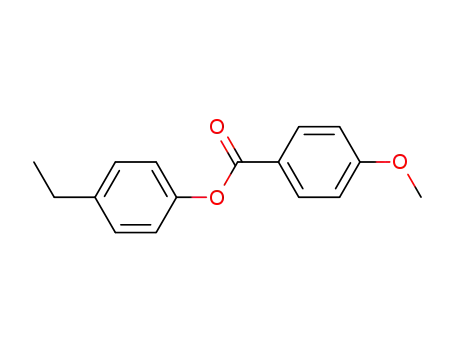 Molecular Structure of 7465-91-0 (4-Ethylphenyl 4-methoxybenzoate)