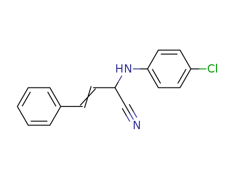 3-Butenenitrile, 2-[(4-chlorophenyl)amino]-4-phenyl-